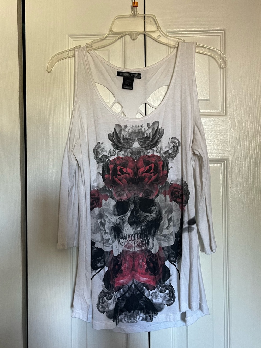 Midnight hour 3/4 sleeve blouse size L